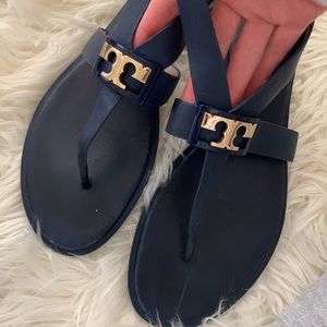 Tory Burch Navy Sandal